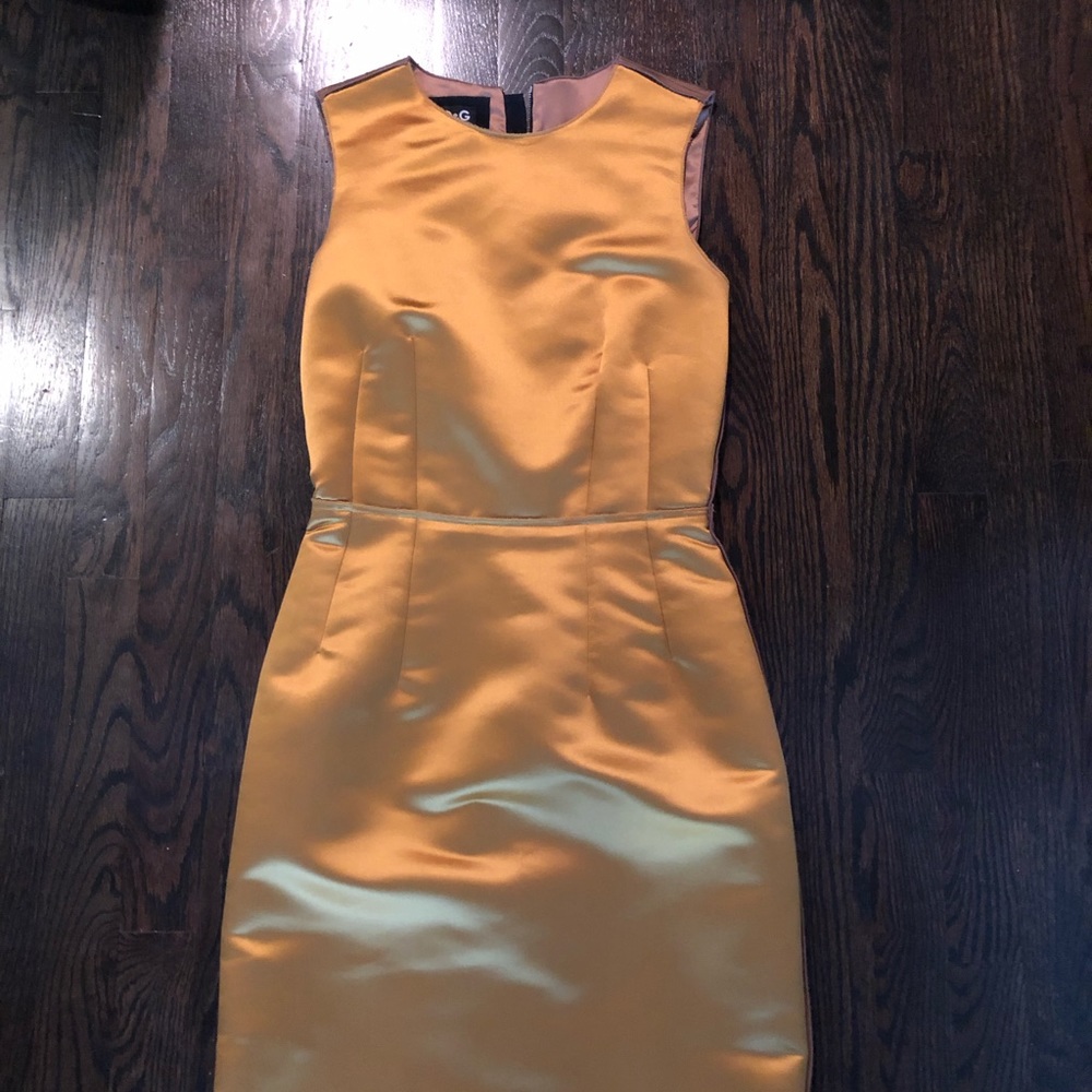 Dolce & Gabbana Satin Two tone dress